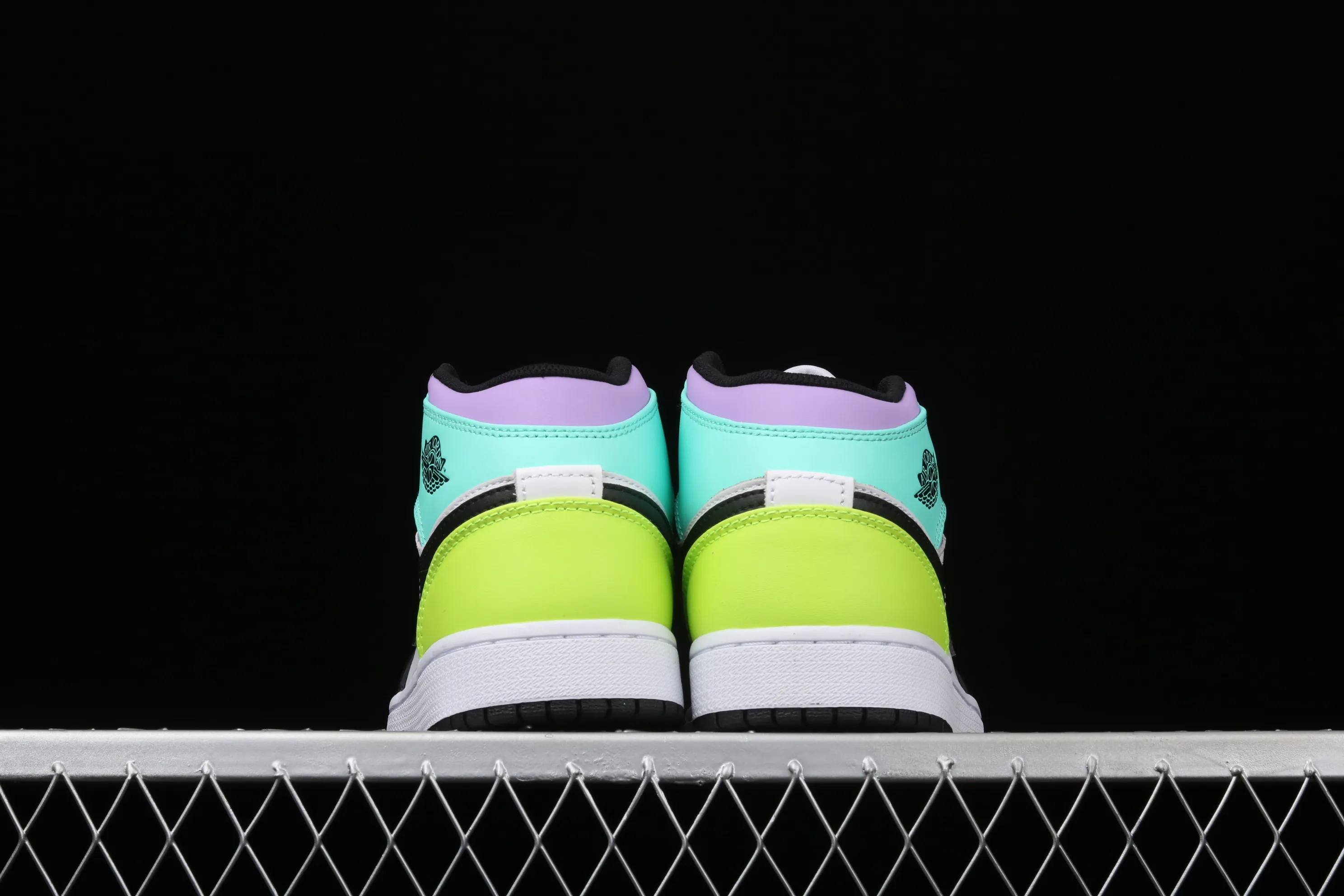 All categories Air Jordan Jordan series basketball shoes Air Jordan 1 Mid Air Jordan1 Low AJ1 Joe 1 blue purple red Zhongbang basketball shoes 554725-175